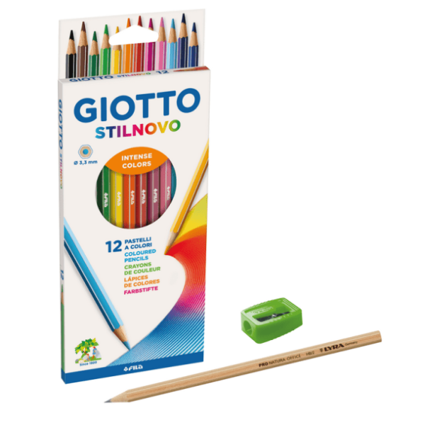 LAPIZ COLOR 12UN. LARGO GIOTTO