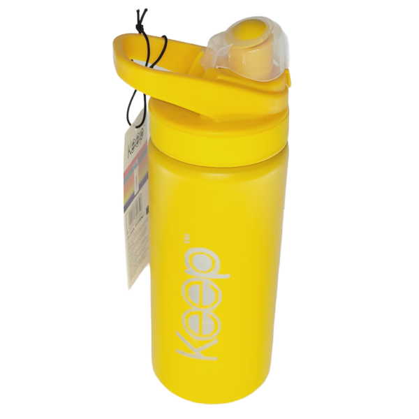 BOTELLA METALICA 600 ML KEEP COLOR AMARILLO