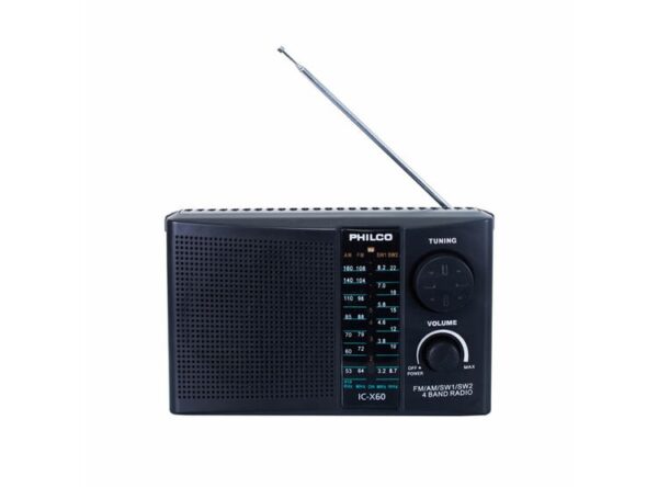 RADIO PORTÁTIL PHILCO IC-X60 220V 4 BANDAS AM-FM